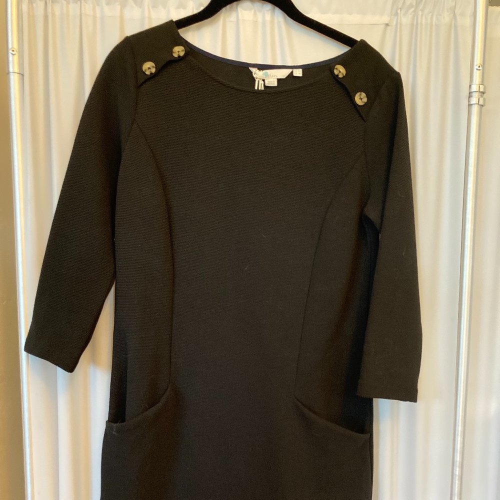 Boden Isabel Ottoman tunic size 6L NWT, black